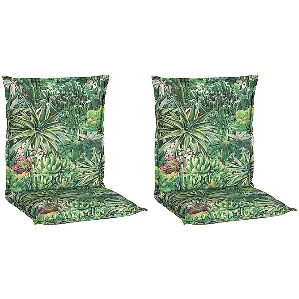 Beo Sitzauflage Niedriglehner 4er-Set mit Kaktuslandschaft-Design günstig online kaufen