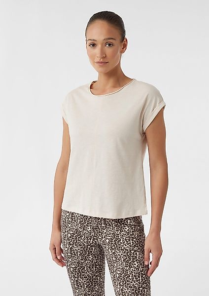 comma Kurzarmshirt T-Shirt T-Shirt aus Baumwolle günstig online kaufen