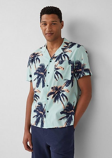 s.Oliver Kurzarmhemd Hemd Resort Fit: Kurzarmhemd aus Viskosemix günstig online kaufen
