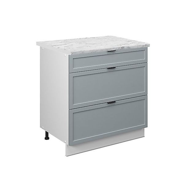 Vicco Unterschrank Fame-Line, Hellblau-grau/Weiß, 80 cm günstig online kaufen