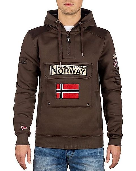 Geographical Norway Kapuzenpullover Herren Hoodie bagymclass Brown XXL mit günstig online kaufen