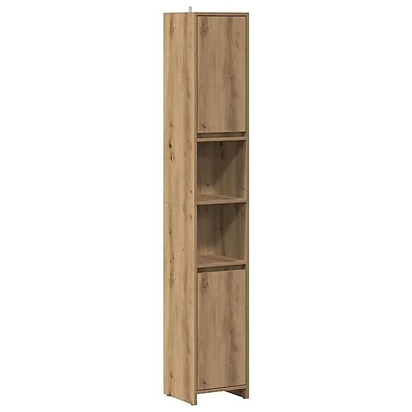 vidaXL Badschrank Artisan-Eiche 30x30x183,5 cm Holzwerkstoff 856065 günstig online kaufen