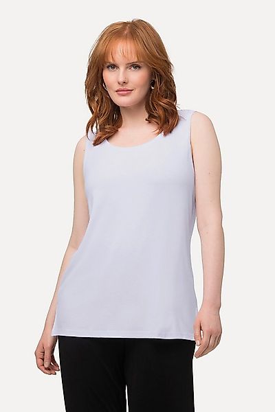 Ulla Popken Longtop Top Stretch Seitenschlitze Crêpe-Qualität günstig online kaufen