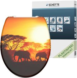 Schütte WC-Sitz Africa, Duroplast, mit Absenkautomatik günstig online kaufen