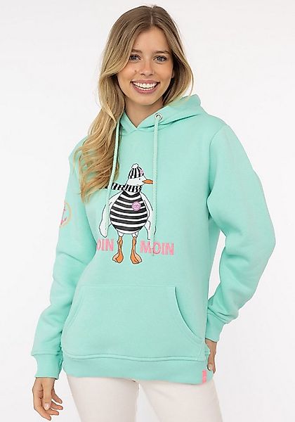 Zwillingsherz Hoodie "Moin Moin Möwe" mit nordischem Gruß, lustiger Möwe, F günstig online kaufen