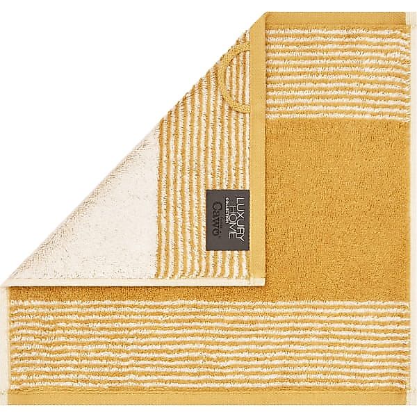 Cawö Handtücher Luxury Home Two-Tone 590 - Farbe: gold - 53 - Seiflappen 30 günstig online kaufen