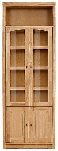 Home affaire Bücherregal "Soeren Vitrine mit 2 Glastüren, Breite/Tiefe: 80/ günstig online kaufen