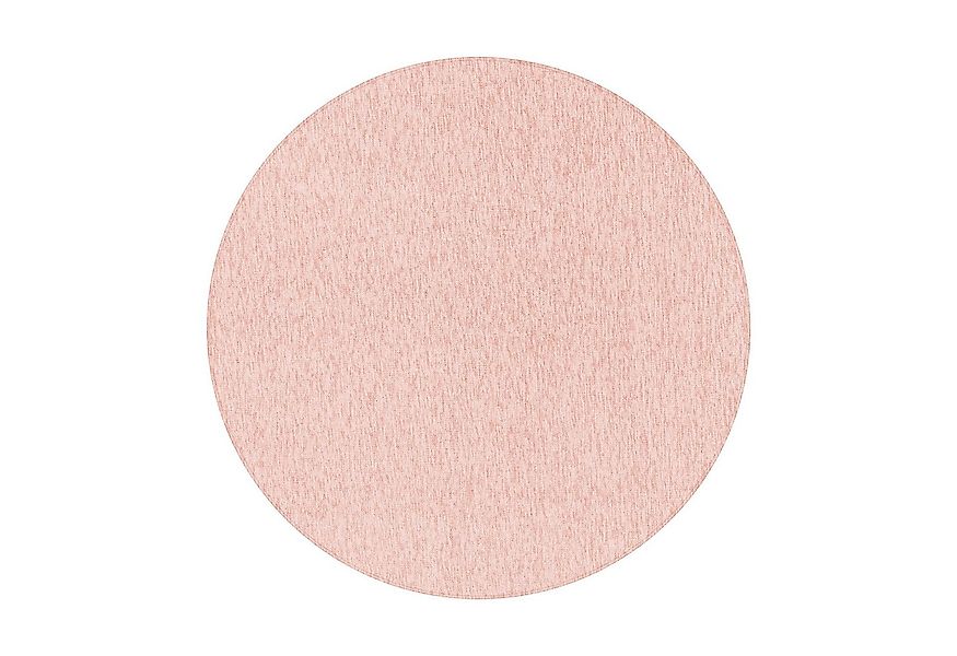 Teppium Teppich Unicolor - Einfarbig, Rund, Höhe: 7 mm, Kurzflor Schlingen günstig online kaufen