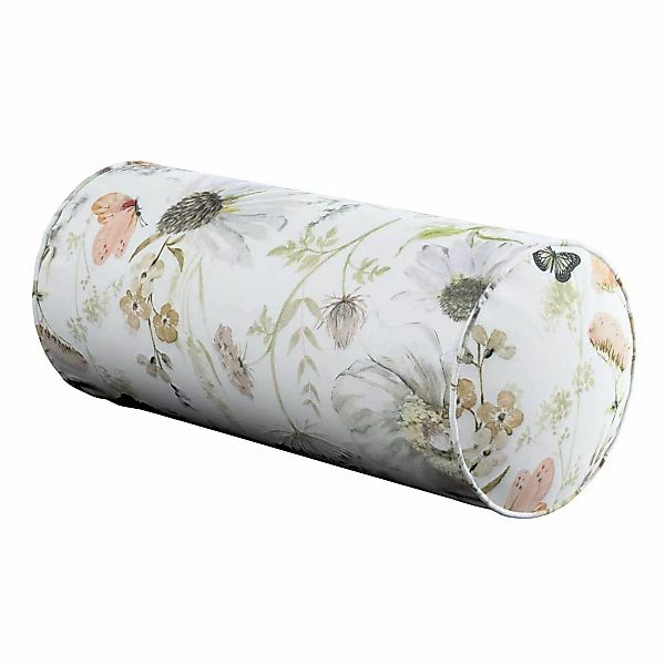 Einfache Nackenrolle, weiß-beige, Ø 16 x 40 cm, Gardenia (143-96) günstig online kaufen