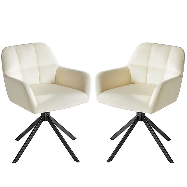 Fanttik Polsterstuhl Esszimmerstuhl mit Armlehne (2 günstig online kaufen