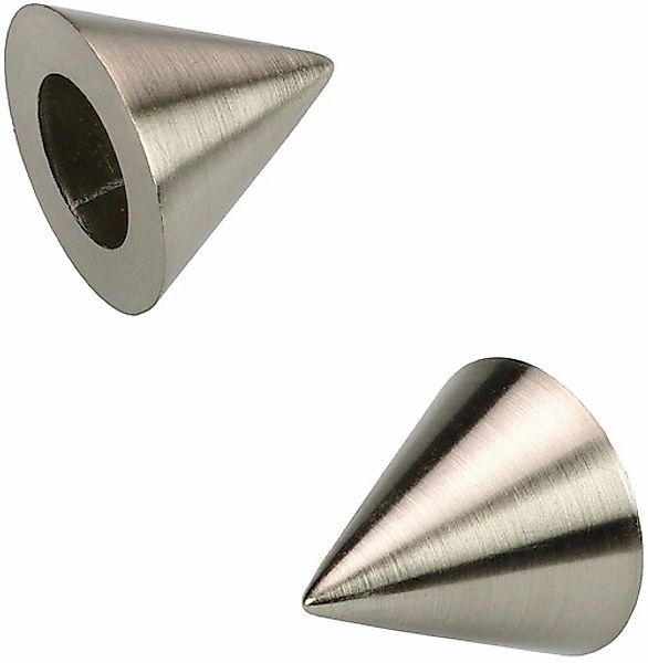 Liedeco Gardinenstangen-Endstück »Cone«, (Set, 2 St.), für Gardinenstangen günstig online kaufen