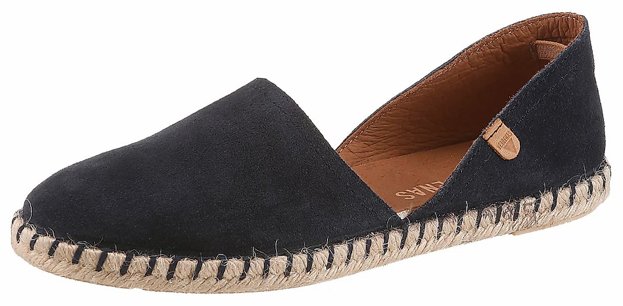 VERBENAS Espadrille Strandschuh, Sommerschuh, Loafer aus Veloursleder günstig online kaufen