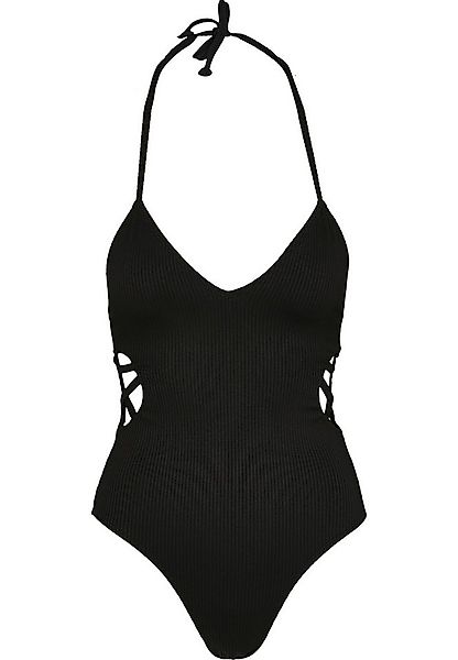 URBAN CLASSICS Monokini Urban Classics Damen Ladies Rib Swimsuit günstig online kaufen