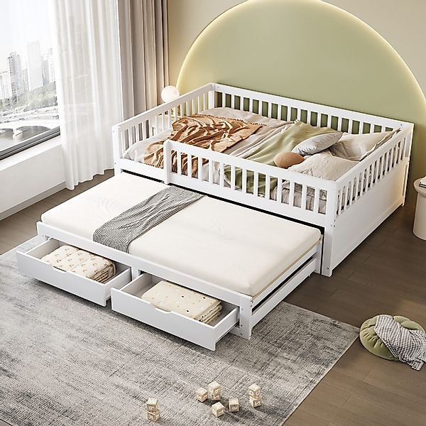 Flieks Kinderbett, Holzbett Daybett 140x200cm mit günstig online kaufen