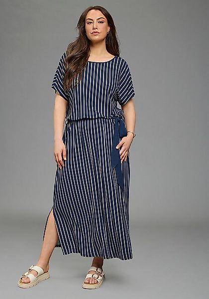 Laura Scott CURVE Maxikleid in modernem Streifen-Design günstig online kaufen