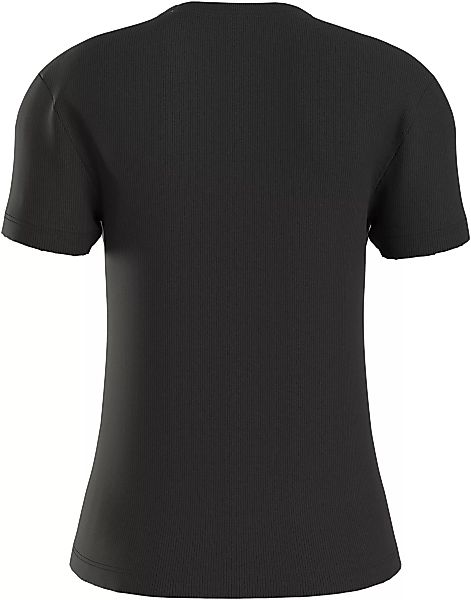 Calvin Klein Jeans T-Shirt WOVEN LABEL RIB REGULAR TEE günstig online kaufen
