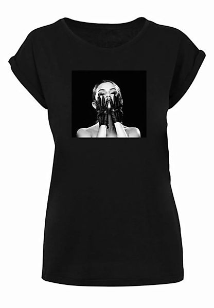 Merchcode T-Shirt Merchcode Damen Ladies Selena Gomez Black Gloves Tee (1-t günstig online kaufen