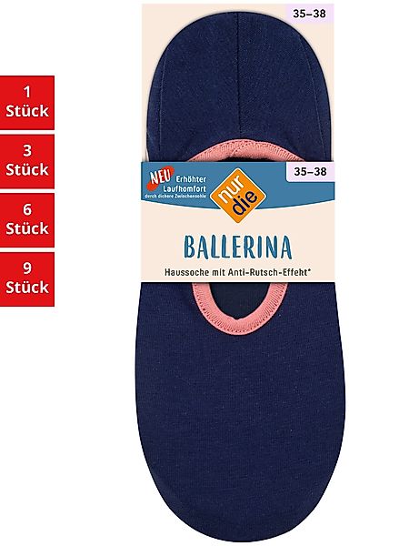 Nur Die Freizeitsocken Ballerina Haussocke Damen günstig online kaufen