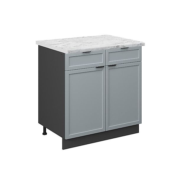 Vicco Unterschrank Fame-Line, Hellblau-grau/Anthrazit, 80 cm, günstig online kaufen
