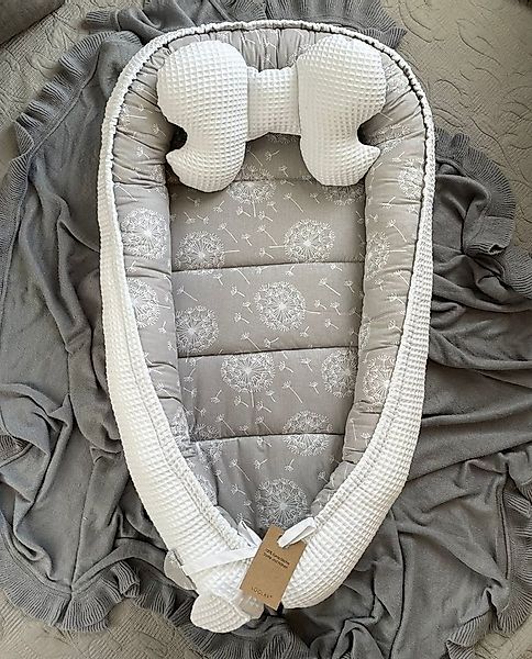 Loolay Bettnestchen WAFFELPIQUE Baumwolle BABYNEST Babykokon Neugeborene Ba günstig online kaufen