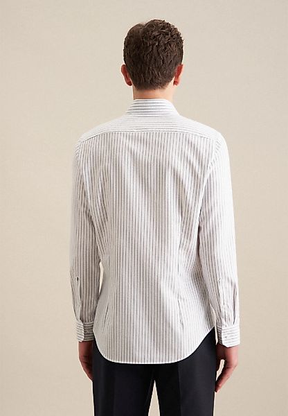 seidensticker Businesshemd "Slim", Slim Langarm Kentkragen Streifen günstig online kaufen