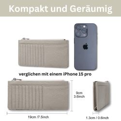 Fomax Geldbörse Damen aus echtem Leder, günstig online kaufen