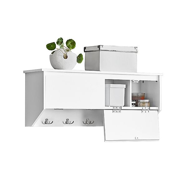 SoBuy Wandgarderobe FHK24, Flurgarderobe Kleiderhaken Hängeregal günstig online kaufen