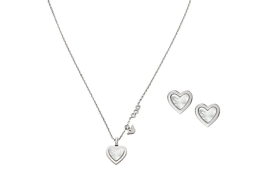 Emporio Armani Ohrring und Ketten Set Mulitpack Schmuck Geschenk Metall JEW günstig online kaufen