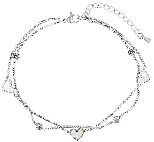 AKZENT Fußkette Maia Fußkette Edelstahl silber günstig online kaufen