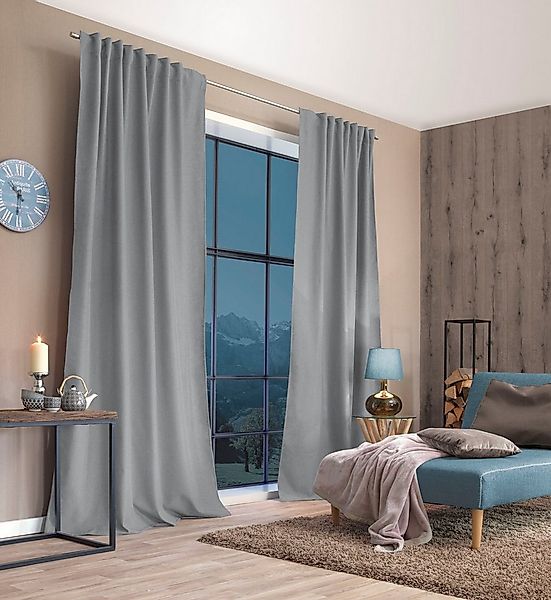 HOME WOHNIDEEN Gardine PELLU (1 St), Multifunktionsband, blickdicht, Chenil günstig online kaufen