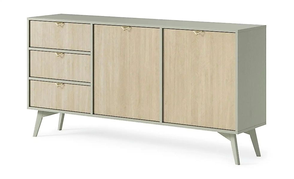 Sideboard  Firr ¦ grün ¦ Maße (cm): B: 158,3 H: 80,6 Kommoden & Sideboards günstig online kaufen