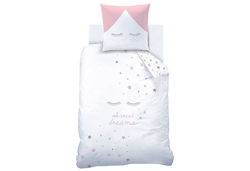 MTOnlinehandel Bettwäsche Sweet Dreams 135x200 + 80x80 cm, 100 % Baumwolle, günstig online kaufen