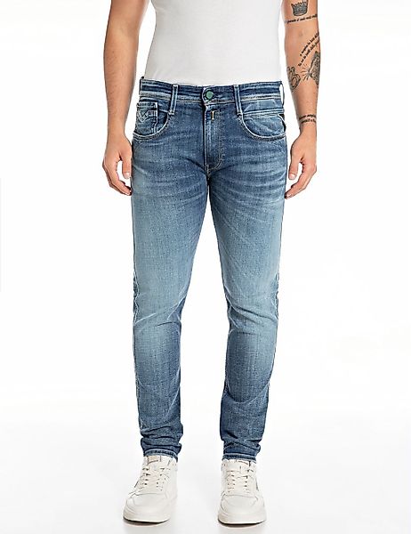 Replay Slim-fit-Jeans ANBASS mit Washed-Optik günstig online kaufen
