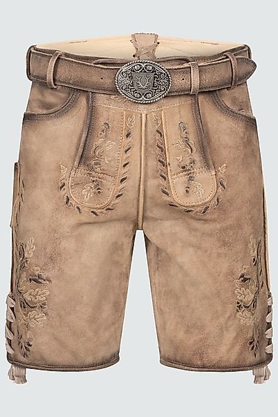 Lederhose Marino mit Gürtel günstig online kaufen