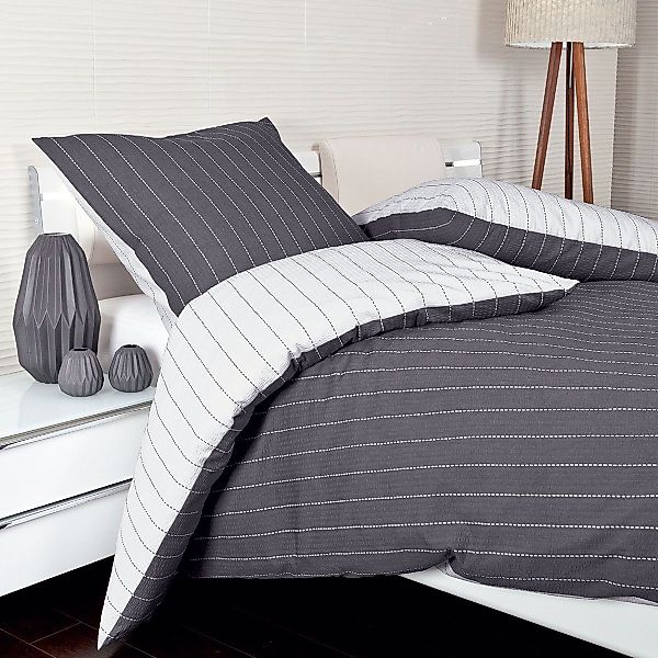 TRAUMSCHLAF Bettwäsche Argentina Titan, Seersucker, 1 günstig online kaufen