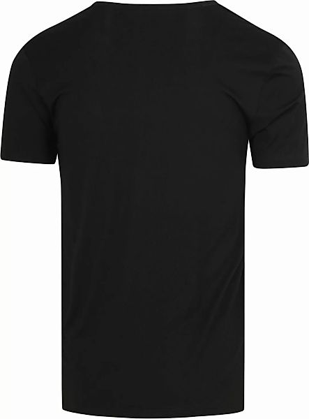 Mey V-Ausschnitt Dry Cotton T-Shirt Schwarz - Größe 4XL günstig online kaufen
