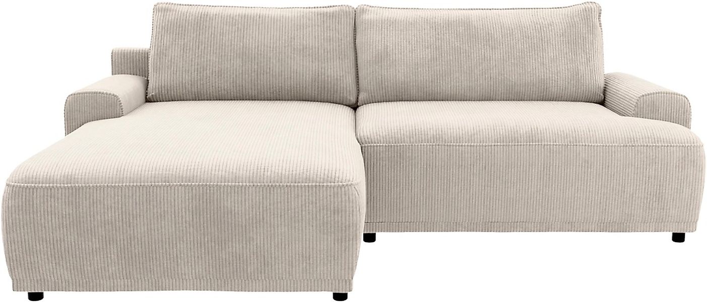 TRENDMANUFAKTUR Ecksofa "Fordon, Schlafsofa mit Bettkasten, Couch in L-Form günstig online kaufen