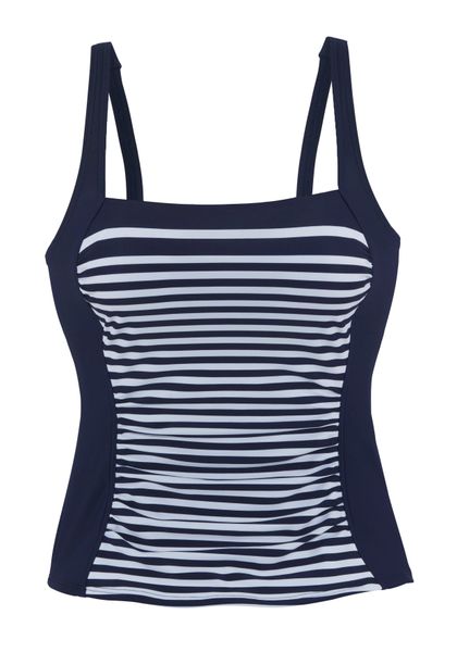LASCANA Tankini-Top Myst, mit platziertem Streifen-Design günstig online kaufen