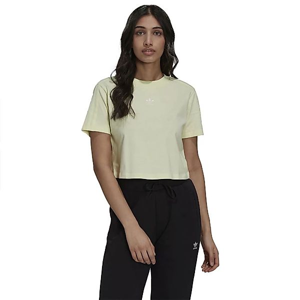 Adidas Originals Cropped Kurzarm T-shirt 44 Haze Yellow günstig online kaufen