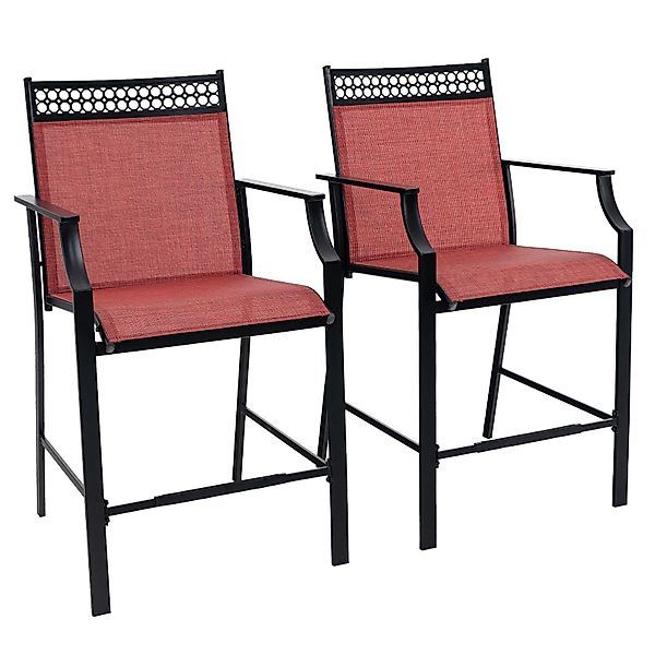 COSTWAY Gartenstuhl (2 St), Balkonstühle, Sitzhöhe günstig online kaufen
