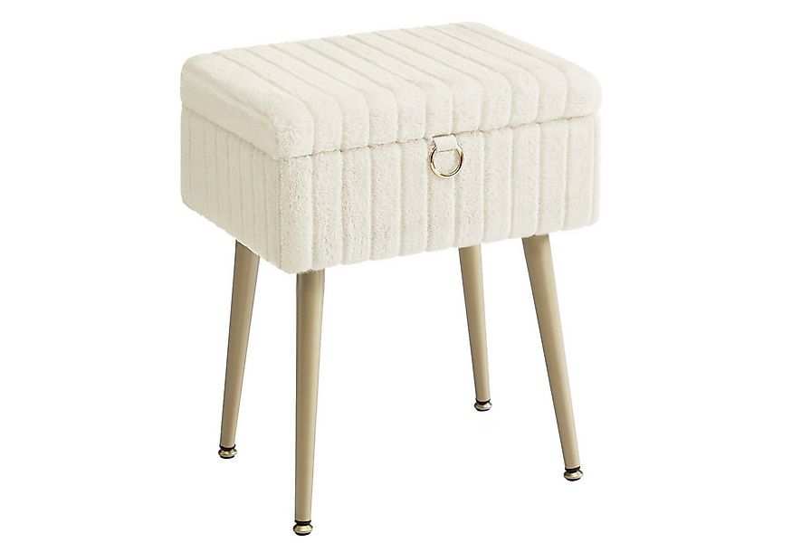 SONGMICS Sitzhocker, Schminktisch-Stuhl, Hocker mit Stauraum, Schminkhocker günstig online kaufen