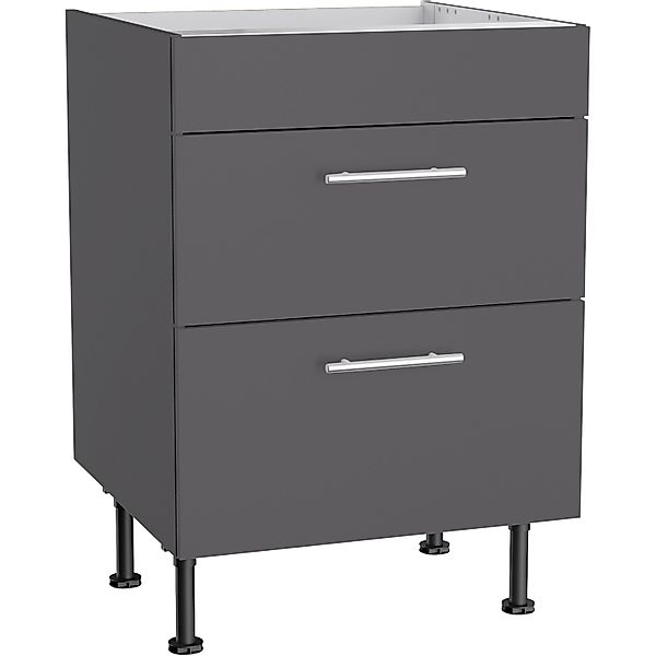 Optifit Küchen-Unterschrank für Kochfeld Ingvar420 60 cm Anthrazit Matt günstig online kaufen