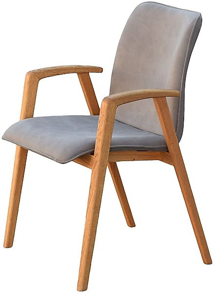 Home affaire Armlehnstuhl "Loreen Esszimmerstuhl, Polsterstuhl, Designstuhl günstig online kaufen