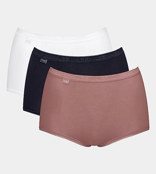 sloggi Maxislip "Basic+", (3er Pack), Baumwollmischung, weiche Nähte, Singl günstig online kaufen
