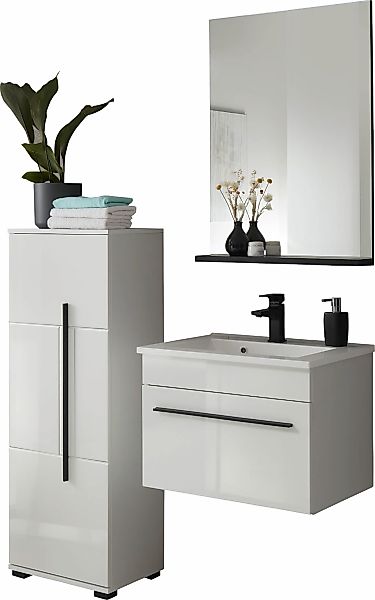 INOSIGN Badmöbel-Set "Cantara, Bad im modernen Design, 3-teiliges Badezimme günstig online kaufen