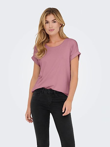 ONLY "ONLMOSTER – Kurzarmshirt mit Aufschlag und klassischem Look" unifarbe günstig online kaufen
