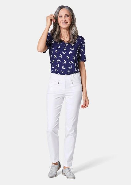 GOLDNER Stoffhose Schlupfhose LOUISA mit Steppnähten günstig online kaufen