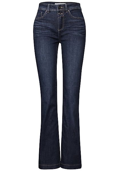 STREET ONE Slim-fit-Jeans Style QR Bootcut.hw.dark blue günstig online kaufen