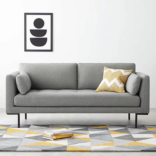 Harlow 2-Sitzer Sofa, Felsengrau - MADE.com günstig online kaufen