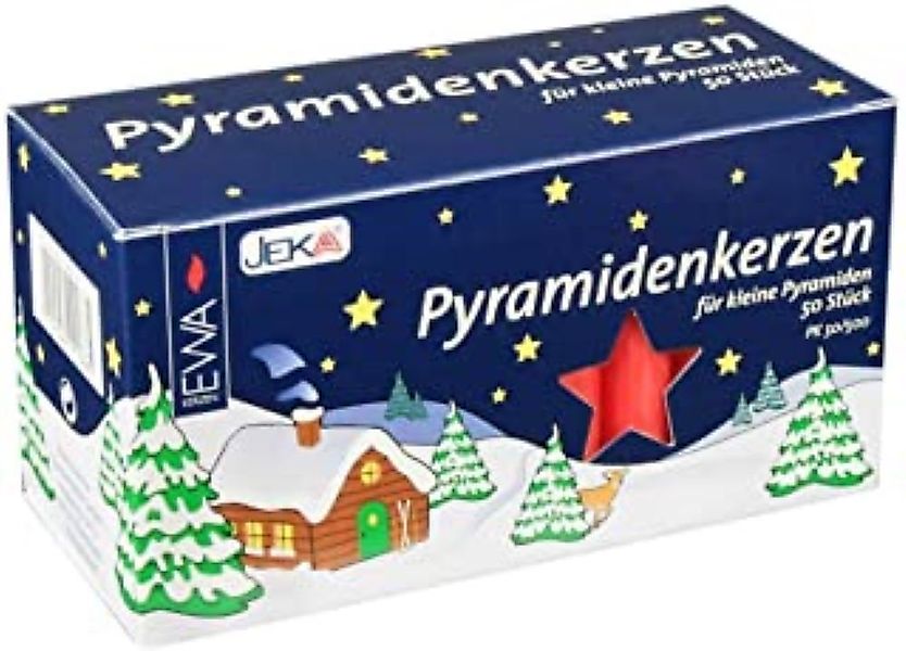JEKA Spitzkerze Pyramidenkerzen - Durchmesser 14 mm, weiß, rot, natur günstig online kaufen